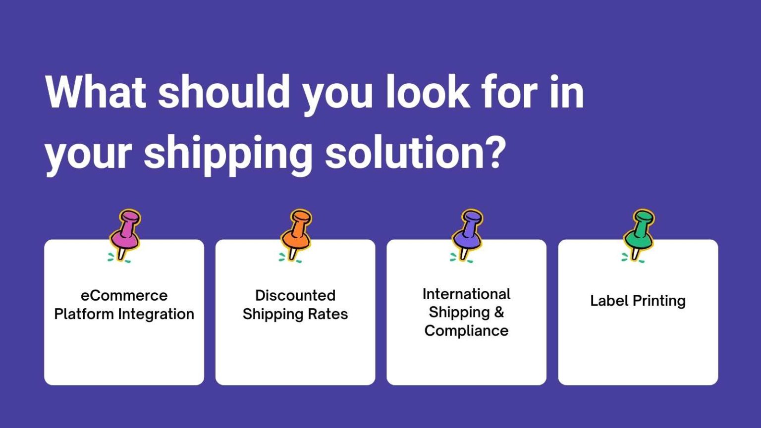 Top 5 Ecommerce Shipping Solutions in 2024 | Saara Inc