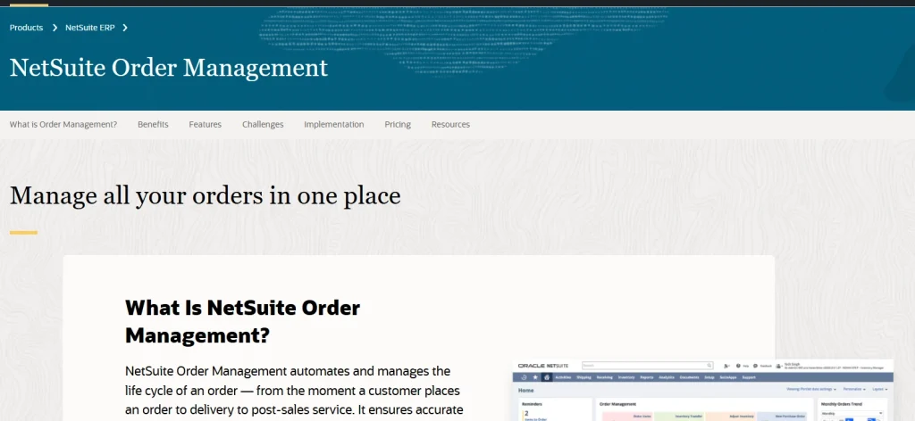 order management system